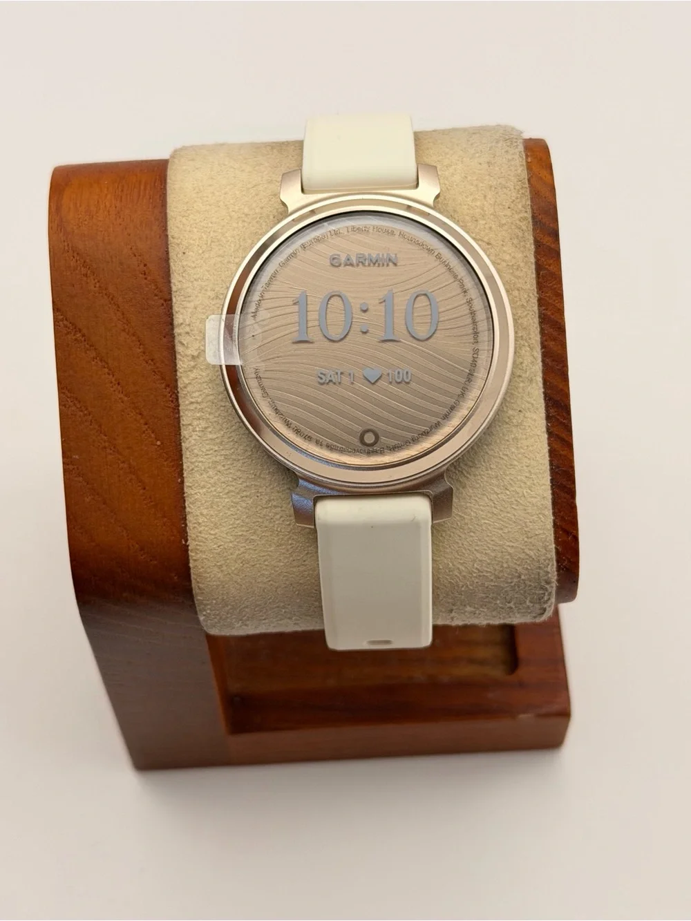 Garmin White/Silver Smartwatch with Charger